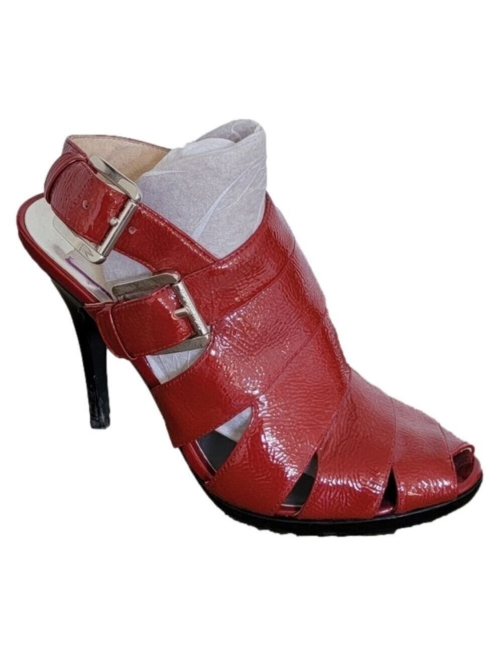 Michael Kors Peep Toe Shoes Rust Size 8